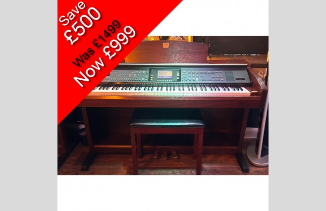 Yamaha CVP303 Satin Mahogany Digital Piano, Used - Complete Package (SN:GBCCKK01058) - Image 1